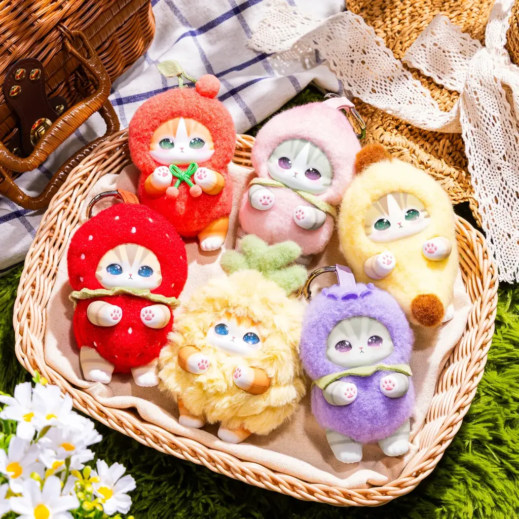 mofusand Kiramekkoのフルーツにゃんこ6種が発売
