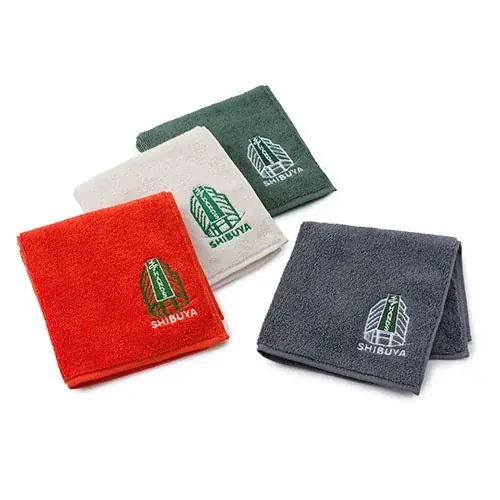 ハンズ渋谷店 外観モチーフ刺繍入りタオルハンカチ 発売 画像 1