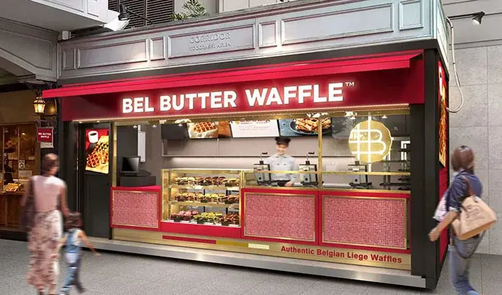 【名古屋初出店】発酵バター香る、焼きたてリエージュワッフル専門店「BEL BUTTER WAFFLE（ベルバターワッフル）」が2026年9月25日名駅直結の地下街に誕生！ 画像 6