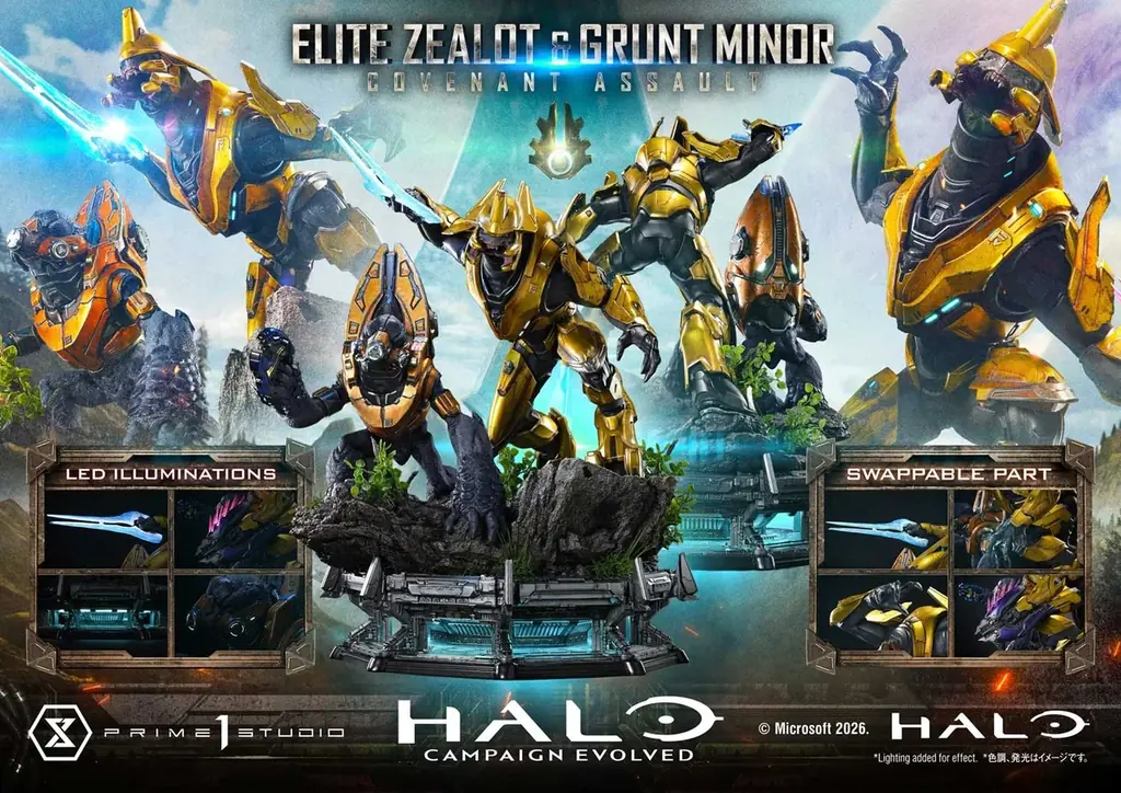 『Halo: Campaign Evolved』から、「マスターチーフ」「エリート＆グラント」を1/4ス ケールで立体化 画像 26