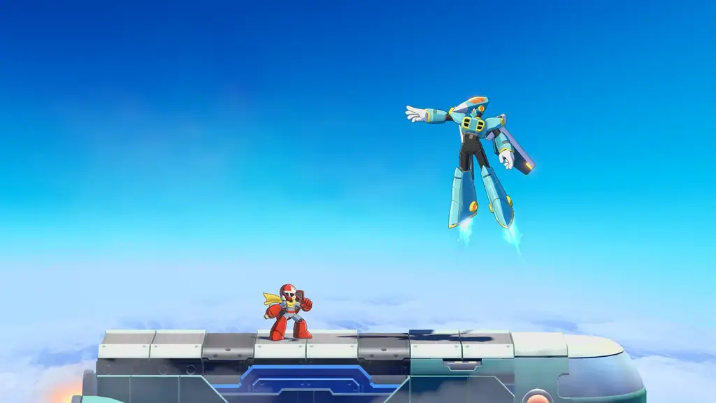 『ロックマン: デュアル オーバーライド』 2体目のボスキャラクターの姿が明らかに！　 「ジェットマン」の姿を初公開！ 画像 3