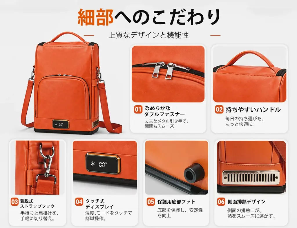 「冷やす」も「温める」も、このバッグひとつ。保冷・保温バッグ「GUOER K2」がMakuakeにて日本先行販売中 画像 6