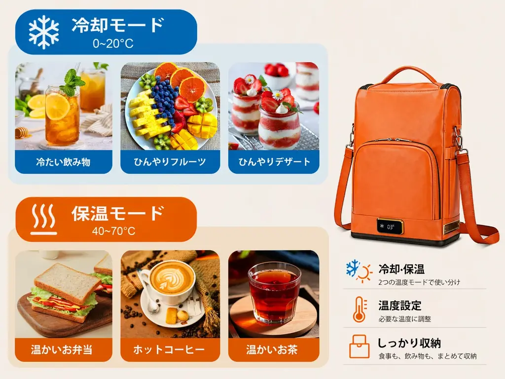 「冷やす」も「温める」も、このバッグひとつ。保冷・保温バッグ「GUOER K2」がMakuakeにて日本先行販売中 画像 8