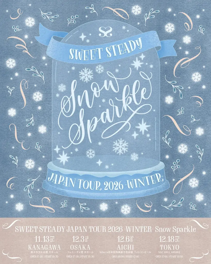 SWEET STEADY、多幸感あふれる新曲「ちょーだいHAPPY！」MV解禁 画像 5