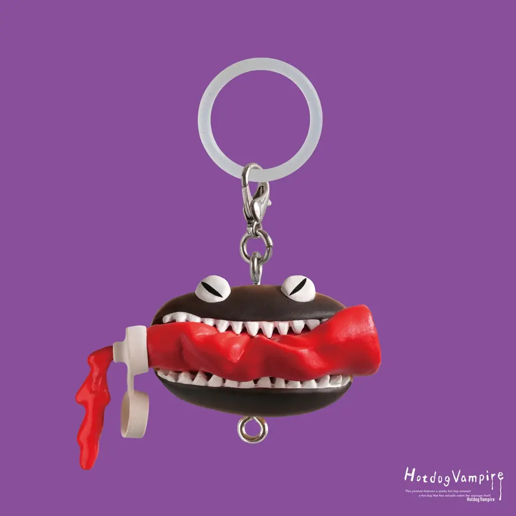 大人気の目印マスコットに小さなホラーのアクセンを！人気のガチャガチャ「ホットドッグ・ヴァンパイア」が目印になって新登場！ 画像 7