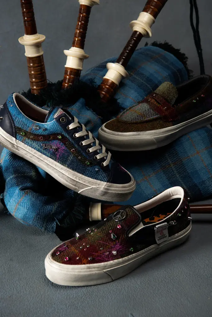 Vans x Harris Tweed® Collection スコットランドで100%純羊毛を手織りした、クラフトマンシッ  プの結晶 画像 2