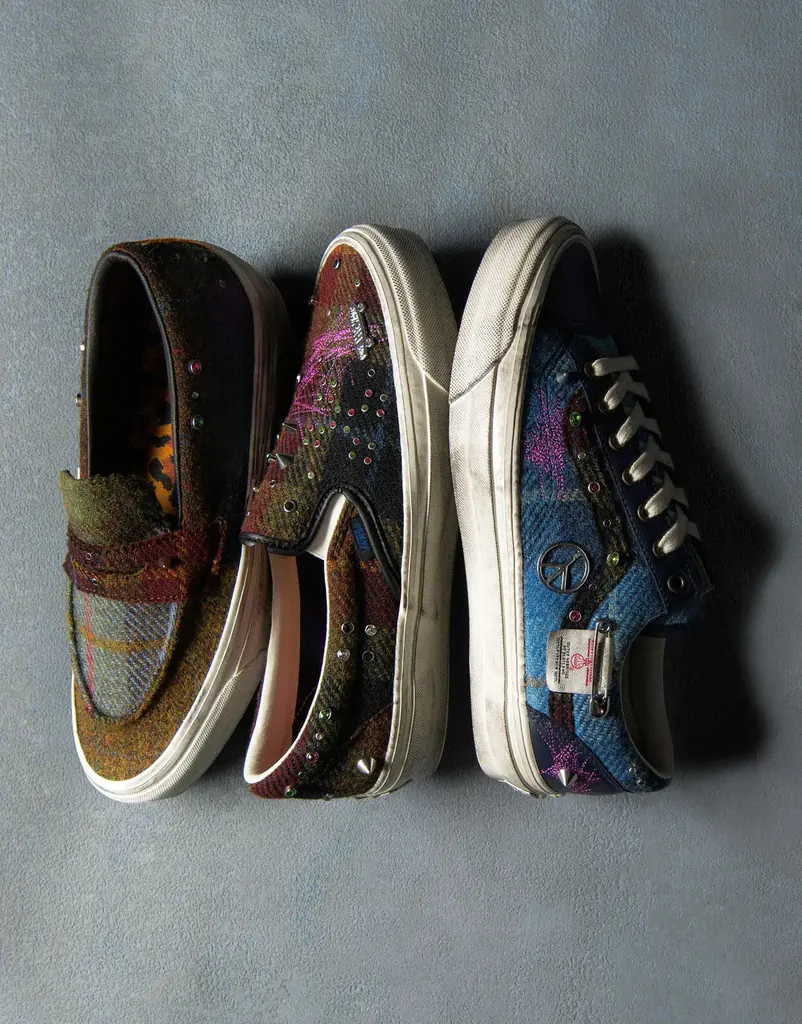 Vans x Harris Tweed® Collection スコットランドで100%純羊毛を手織りした、クラフトマンシッ  プの結晶 画像 3