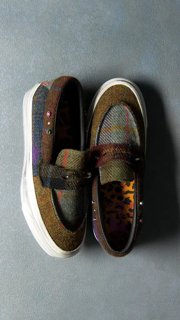 Vans x Harris Tweed® Collection スコットランドで100%純羊毛を手織りした、クラフトマンシッ  プの結晶 画像 6