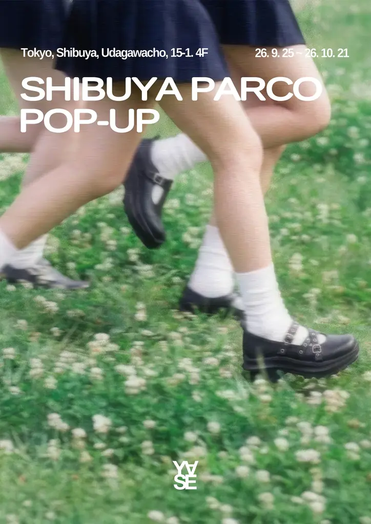 9/25開幕：YASE日本初POP-UPが渋谷PARCOでSTEPWEAR体感