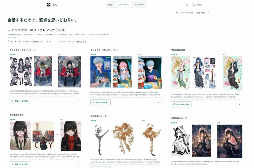 AI創作プラットフォーム「PixAI」、自社開発のアニメ特化モデル「Tsubaki.3」をリリース。技術レポートを公開し、タグ付けモデルはオープンソース化 画像 12