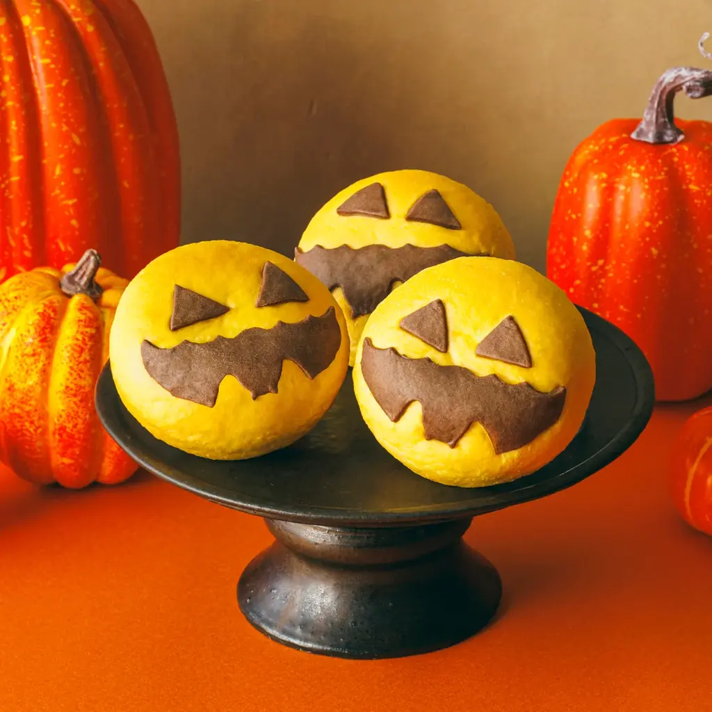 【木村屋總本店】＜新商品＞10月1日から、ハロウィンにぴったりな「ジャック・オ・ランタン＆黒ねこ」のパンを発売！ 画像 2