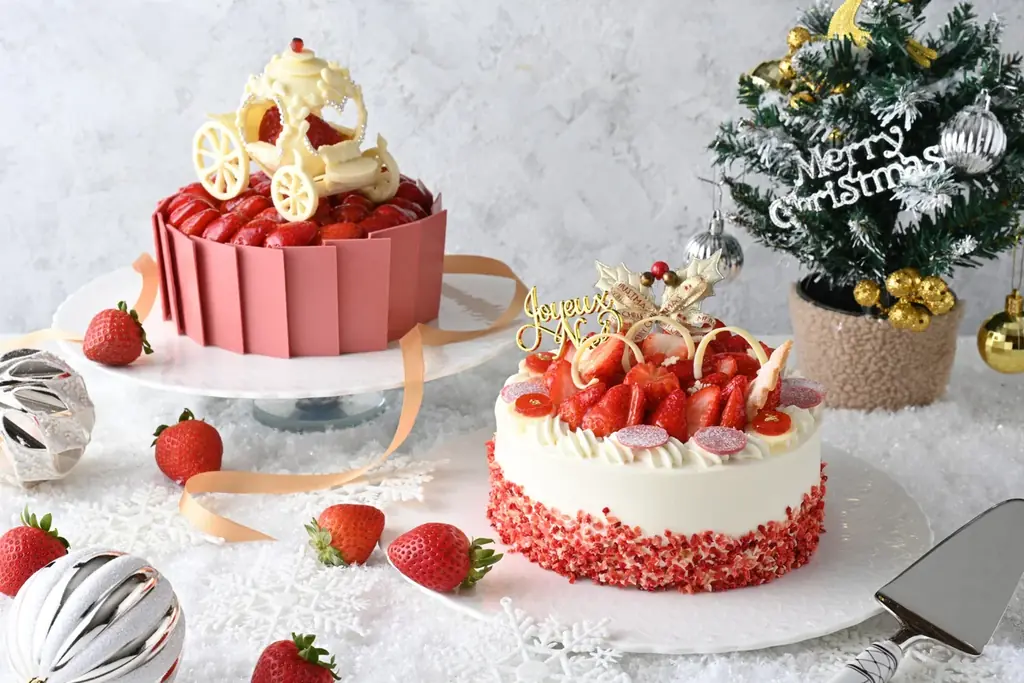 リーガロイヤル広島、あまおう限定クリスマスケーキ2種予約