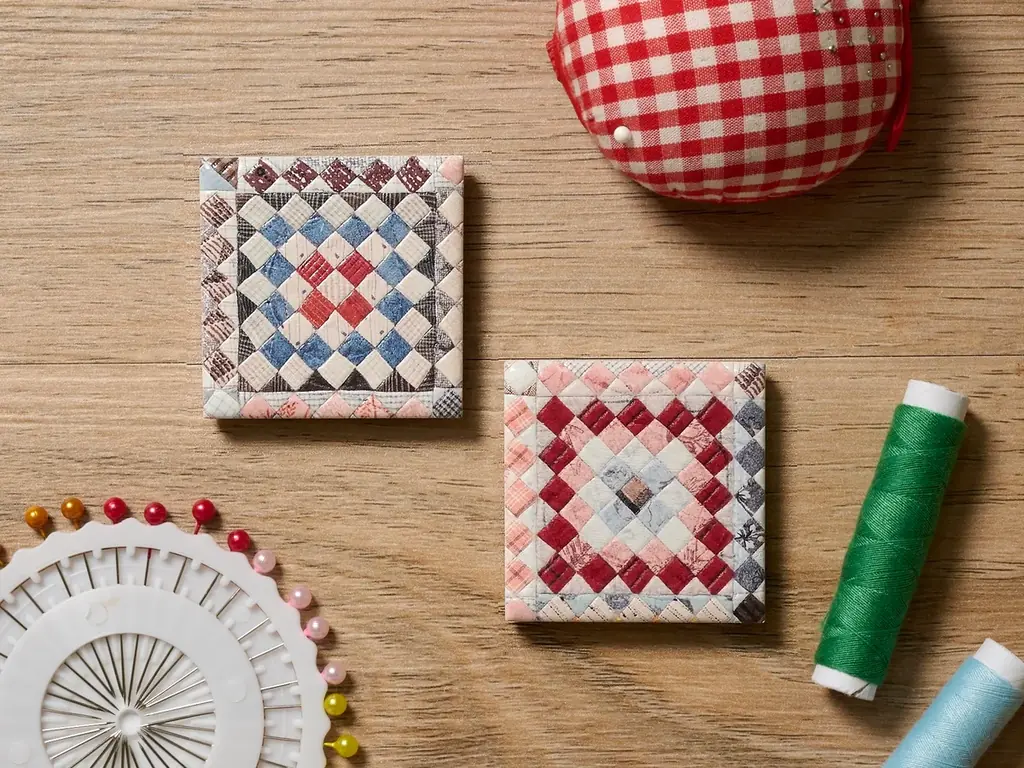 松屋銀座「斉藤謠子のパッチワークキルト展」展示作品をモチーフにした「PENON タッチミー！アートマグネット」先行販売 画像 1