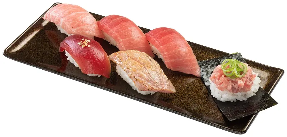 スシロー43期目のスタートは、うまさの象徴“まぐろ”でお得に腹一杯！鮪の王様“本鮪”の大とろが税込110円～で登場！さらに、素材にこだわった自信のネタが大集合 画像 3