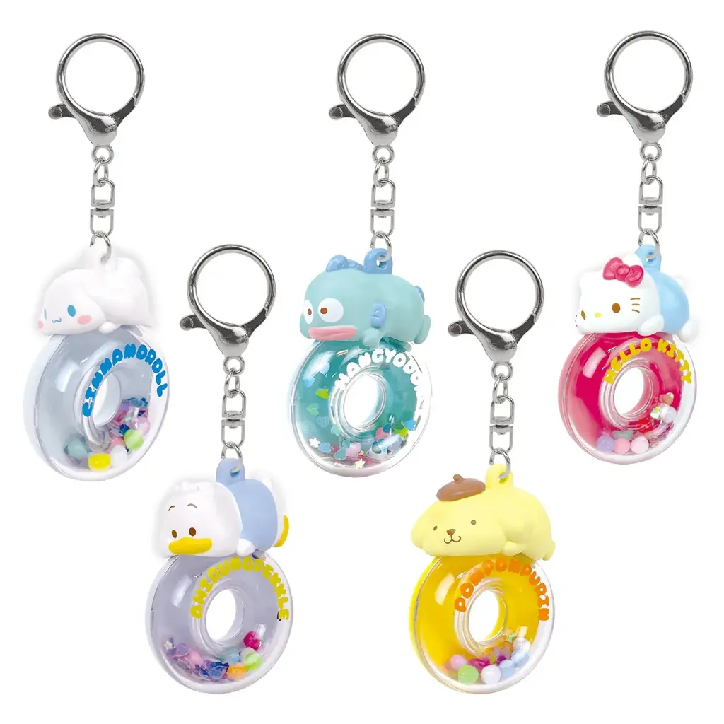 『サンリオキャラクターズ』ふにゅっとしたほっぺとおしりがかわいい限定カプセルトイ！「サンリオキャラクターズ ふにゅシャカキーホルダー」を９月29日（火）より「かぷえぼ」にて展開開始 画像 3