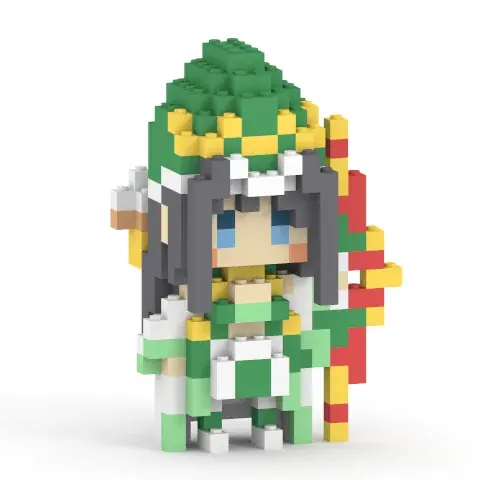 『戦国乙女』×ミタクルブロック コラボ第2弾、豊臣ヒデヨシ、今川ヨシモト、武田シンゲン、伊達マサムネ、明智ミツヒデ、立花ドウセツの全6種が登場。組み立てて楽しむブロックフィギュアが本日より受注開始 画像 7