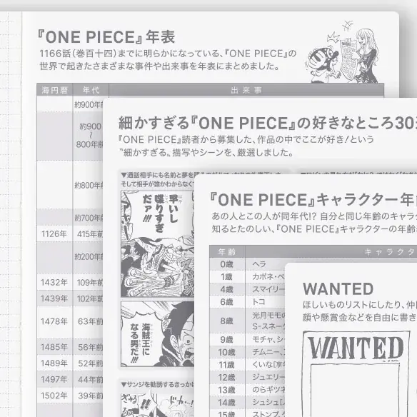 『ONE PIECE』特別版のほぼ日手帳、2027年版を10月1日（木）に発売！手帳と文具で全14アイテムをつくりました。 画像 5