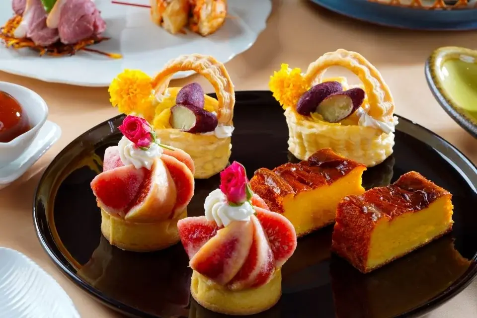 松江の茶の湯文化と秋の味覚を和洋のスイーツで。月替わりの上生菓子や絞りたてモンブランを楽しむ「松江　茶の湯文化のアフタヌーンティー」期間限定開催 画像 6