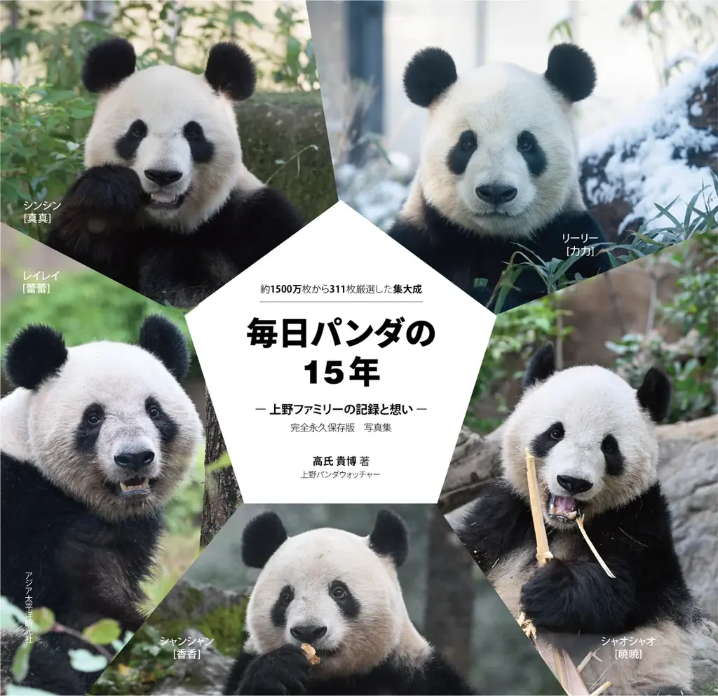 10月16日発売『毎日パンダの15年』写真集と六本木写真展