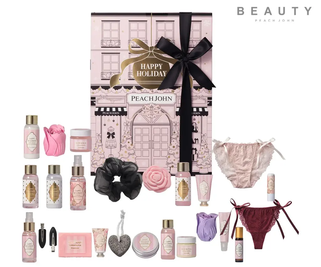 PEACH JOHN BEAUTYが贈る、2026年ホリデーコレクション。注目のアドベントカレンダーやコフレの先行受注を開始。 画像 3