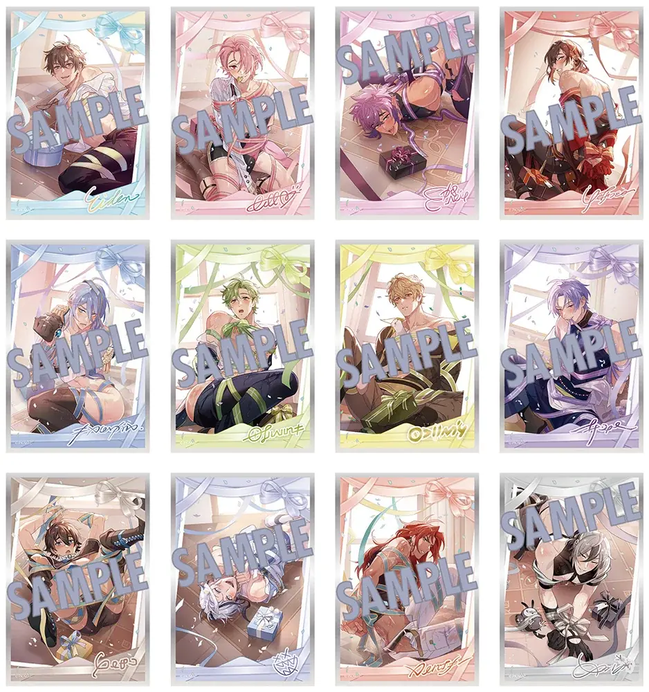 『NU: カーニバル』のお誕生日イラストを使用した新商品が、アニメイトで12月19日発売！　さらに、特典「ガーランドカード」がもらえるフェアを開催 画像 2