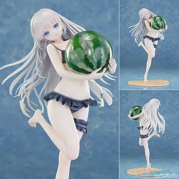 大人気ゲーム『Summer Pockets REFLECTION BLUE』より、「鳴瀬しろは」がフィギュアで登場。あみあみにて予約受付中。 画像 2