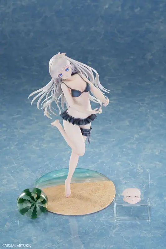 大人気ゲーム『Summer Pockets REFLECTION BLUE』より、「鳴瀬しろは」がフィギュアで登場。あみあみにて予約受付中。 画像 5