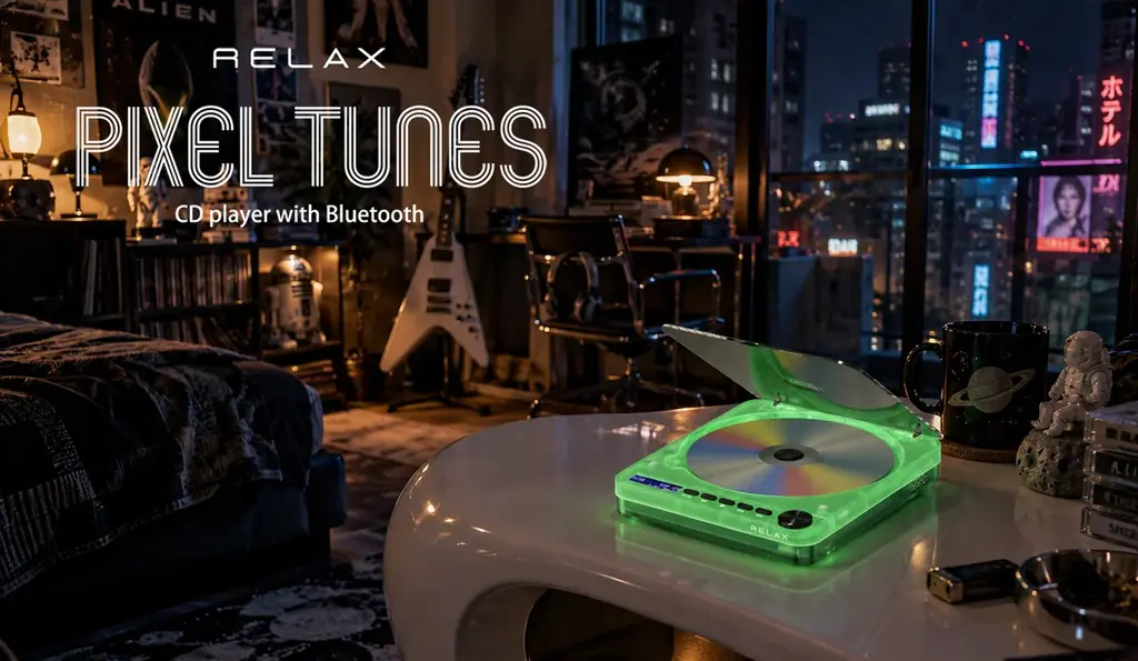 今日を終えたあなたへ。暗闇でやさしく光る、夜のための音楽。RELAX PIXEL TUNESよりWEB限定色が新発売！【公式サイトOPEN記念】 画像 1