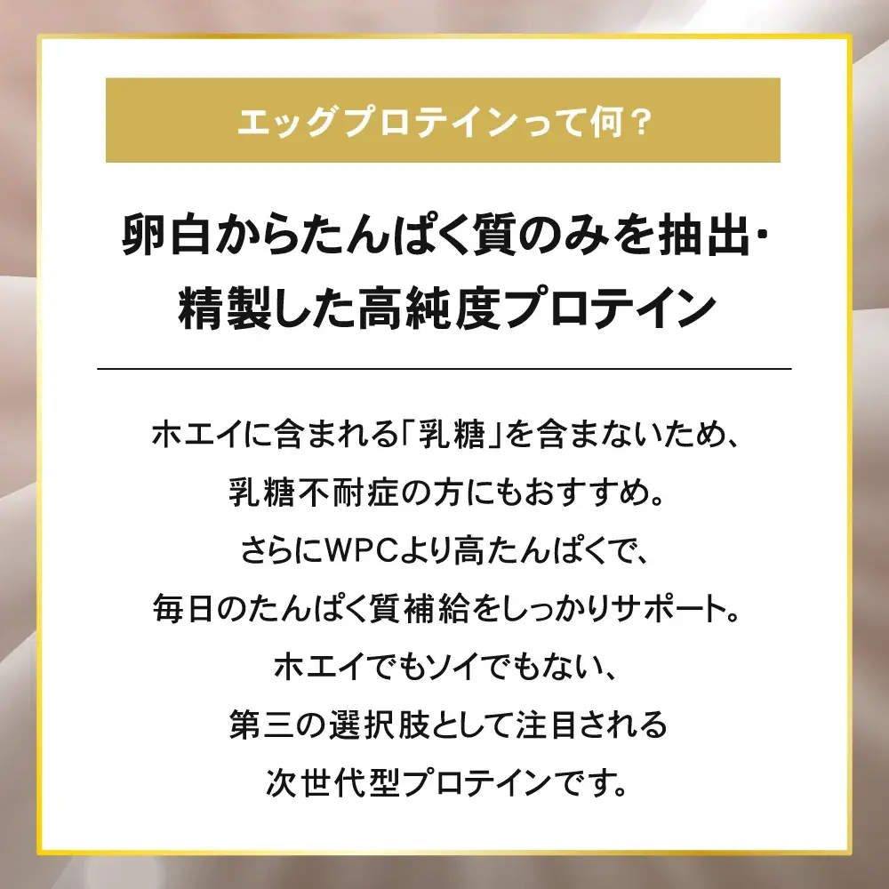 【ホエイでもソイでもない“卵白由来”の新たな選択肢】THE PROTEIN（通称：ザプロ）が100回以上の試作を重ねた「エッグプロテイン チョコレート風味」を新発売 画像 2