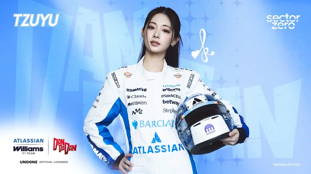TZUYU、Atlassian Williams F1 Team × TVアニメ『ダンダダン』スペシャルコラボ企画のテーマソングを歌唱 画像 1