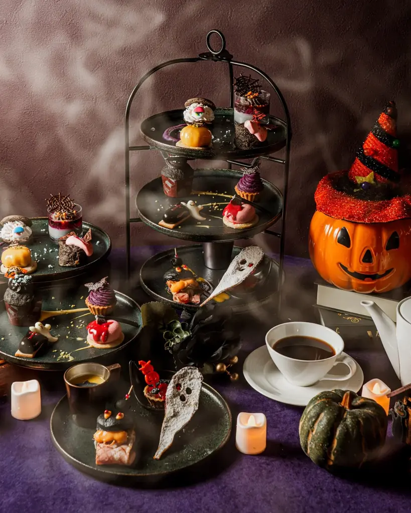 ティータイムで楽しむダークで華やかなハロウィン。昨年よりスイーツを充実させた「ハロウィンアフタヌーンティー」を10月1日より提供｜沖縄・ラグナガーデンホテル 画像 5