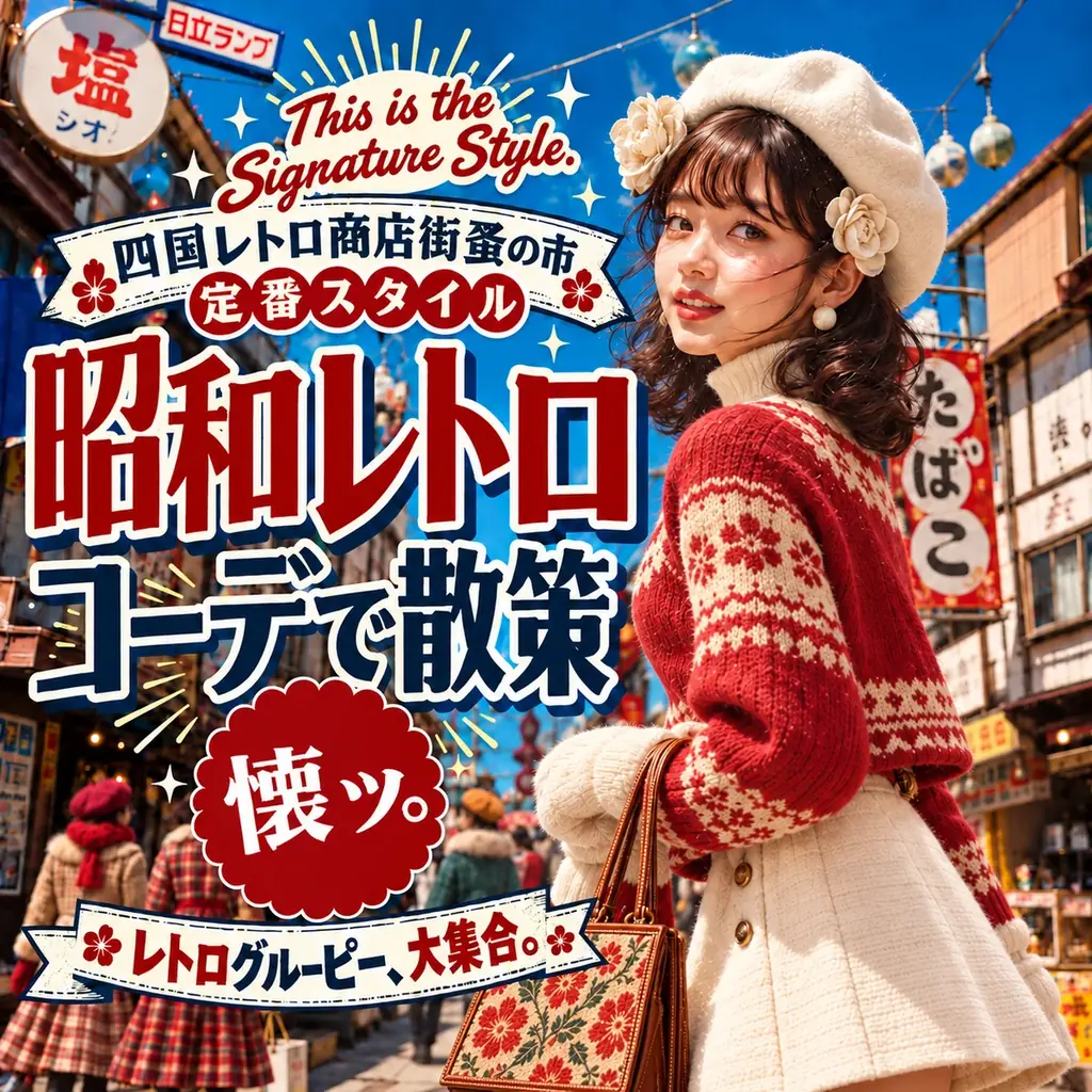第六回 四国レトロ商店街蚤の市「歳末大感謝祭」を12月26・27日にサンメッセ香川で開催　新合言葉は「レトログルーピー、集まれ。」 画像 3