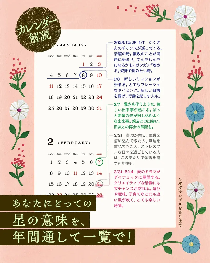 【著者累計600万部超】石井ゆかりの占い本、9月29日 (火)一気に発売！　文庫 「星栞 2027年の星占い」（12星座別）、手帳 「星ダイアリー2027」 画像 4
