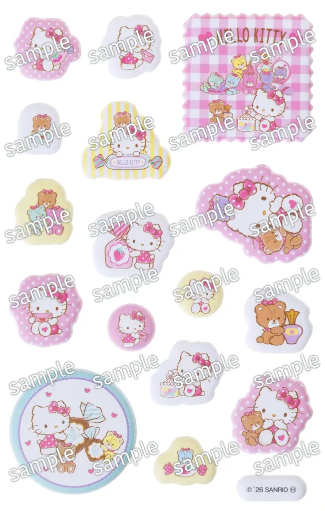 『サンリオキャラクターズ　ぷっくりシールいっぱいＢＯＯＫ』10月７日発売　サンリオキャラクターズのぷっくりシールを全54枚収録 画像 2