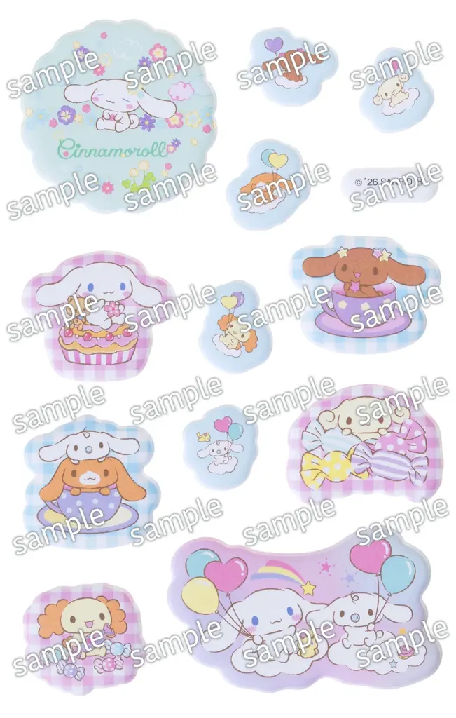 『サンリオキャラクターズ　ぷっくりシールいっぱいＢＯＯＫ』10月７日発売　サンリオキャラクターズのぷっくりシールを全54枚収録 画像 6