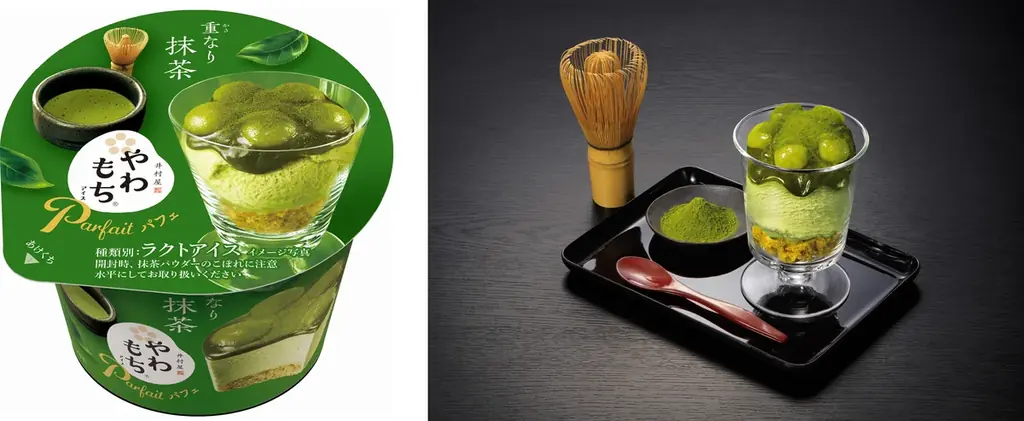 抹茶パフェアイス発売