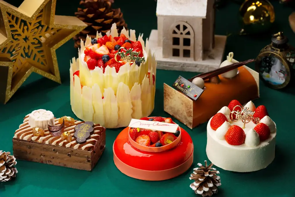 福井のふくベリーが主役、ホテルのクリスマスケーキ5種が10月1日予約開始