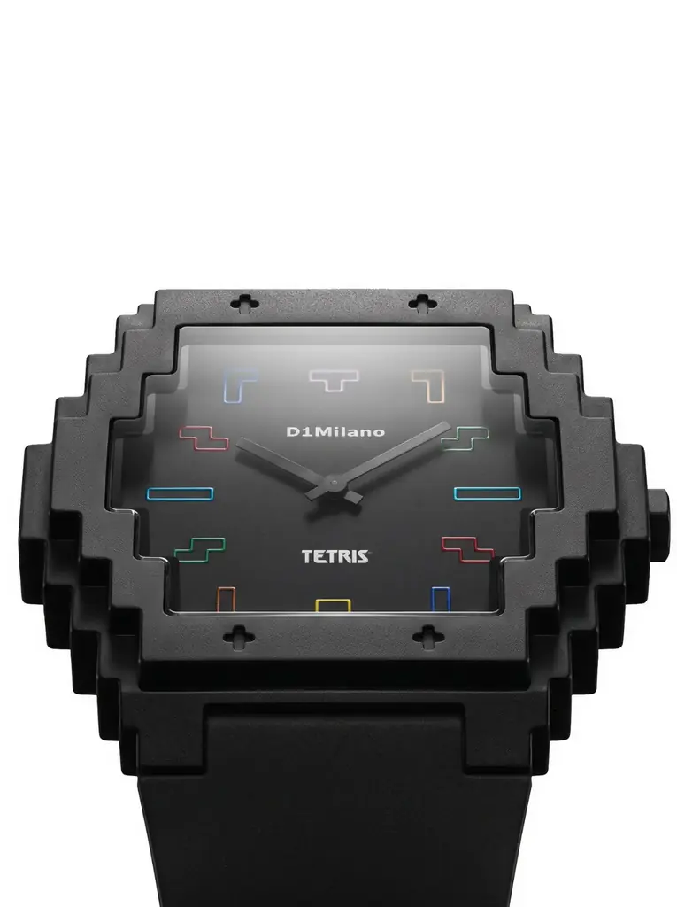 D1 Milano×Tetris™世界的ゲーム「テトリス」が、D1 Milanoの時計に。7種のテトリミノを文字盤に配した限定コラボウォッチ、10月2日(金)発売。 画像 6