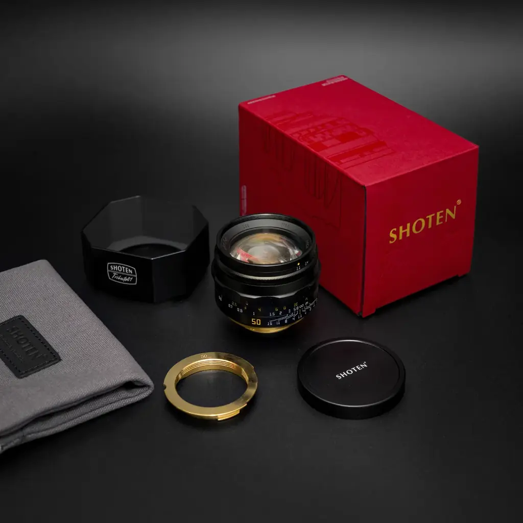 1950年代の国産F1.1レンズへの敬意を、現代の一本に。SHOTEN初の交換レンズ「TRIBUTE 01 – LTM50mm f/1.1」販売開始 画像 1