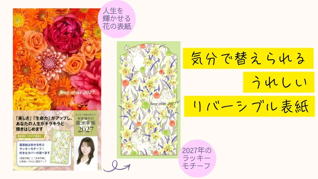 【2027年は「火」の年】大人気風水師・李家幽竹さんの「風水手帳2027年版」が10月1日に発売！ 画像 2