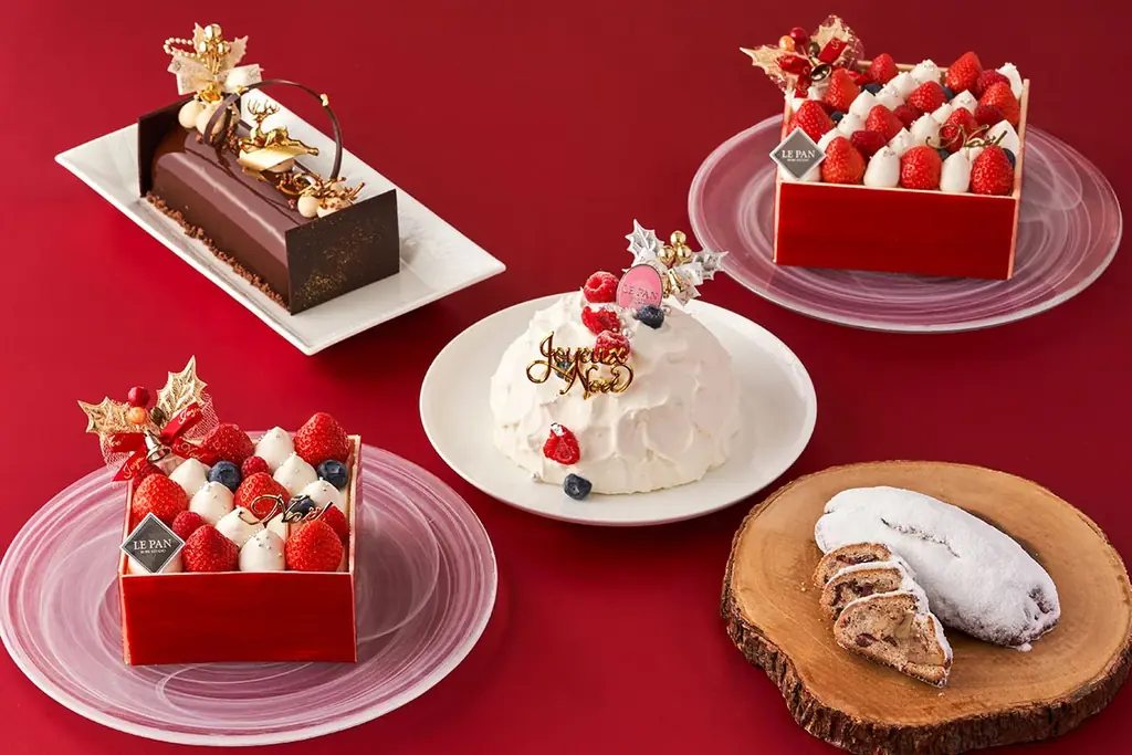 【ル・パン神戸北野】10/1からクリスマスケーキの予約受付を開始！今年はケーキ3種とクリスマスシュトーレンをご用意 画像 1