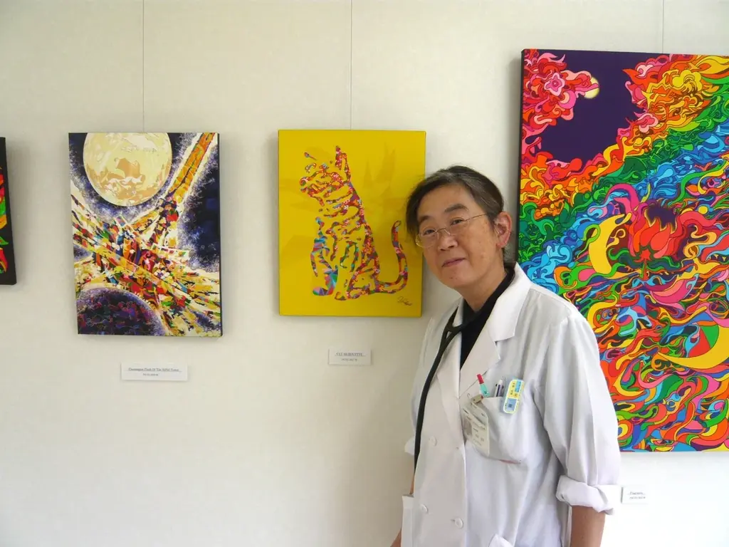 筋ジストロフィーの患者さんが描いた絵画や工芸作品展『生きる』　医師・柏木先生の夢 「イオンモールで多くの人に見てほしい」が実現 画像 2