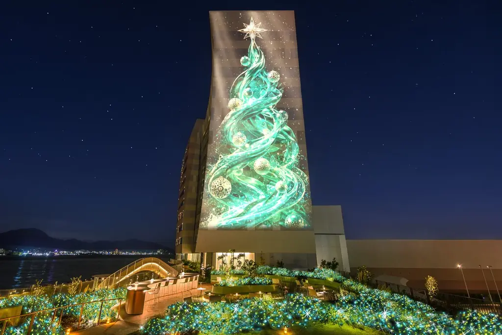 【リゾナーレ下関】関門海峡をテーマにした高さ約30ｍのクリスマスツリーが登場！「海峡クリスマス」初開催 画像 2