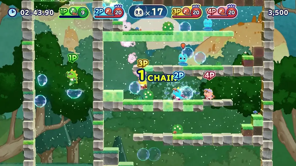 『バブルボブル 4 フレンズ Nintendo Switch 2 Edition』新ステージ「スタードロップマウンテン」を追加し2027年2月25日(木)発売決定！ 画像 2
