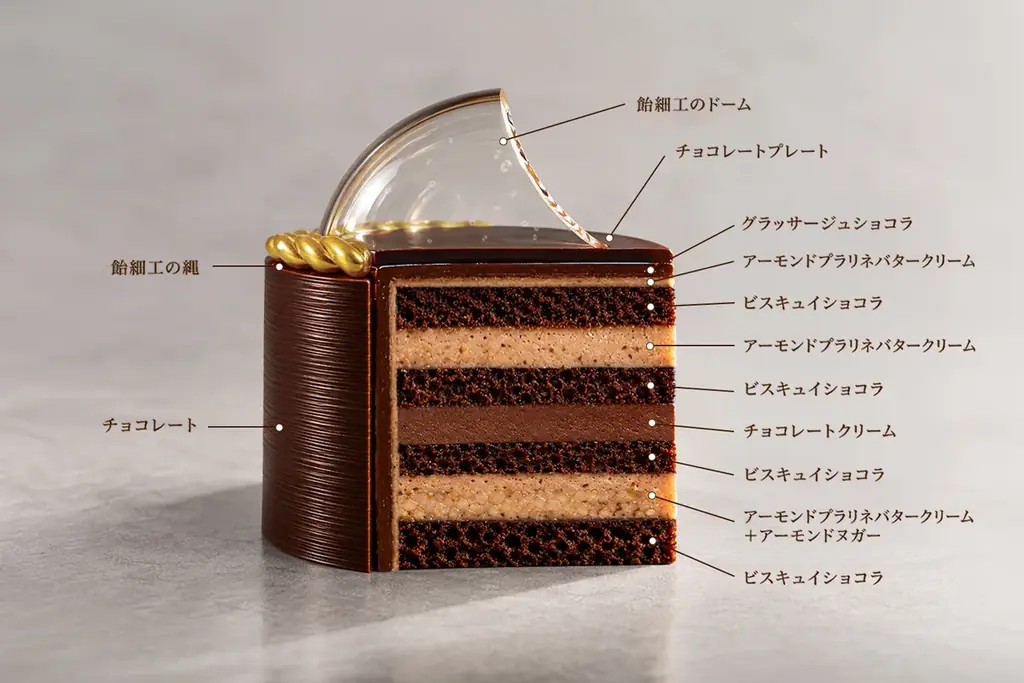 メズム東京、オートグラフ コレクション　飴細工のドームを割って楽しむ、体験型のクリスマスケーキ限定30個発売の「Holiday Voyageショコラケーキ2026」を9月30日（水）より予約開始 画像 2
