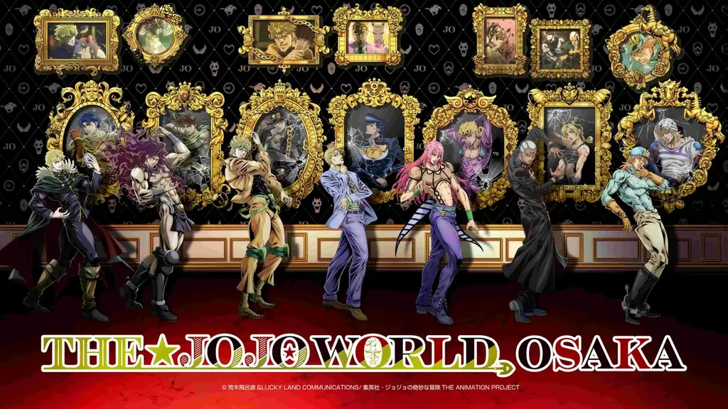 『THE★JOJO WORLD OSAKA』新規アニメ描きおろしイラスト公開！ 内装＆展開コンテンツ、カフェエリア「IGGY CAFE」新メニューも公開！ 画像 2