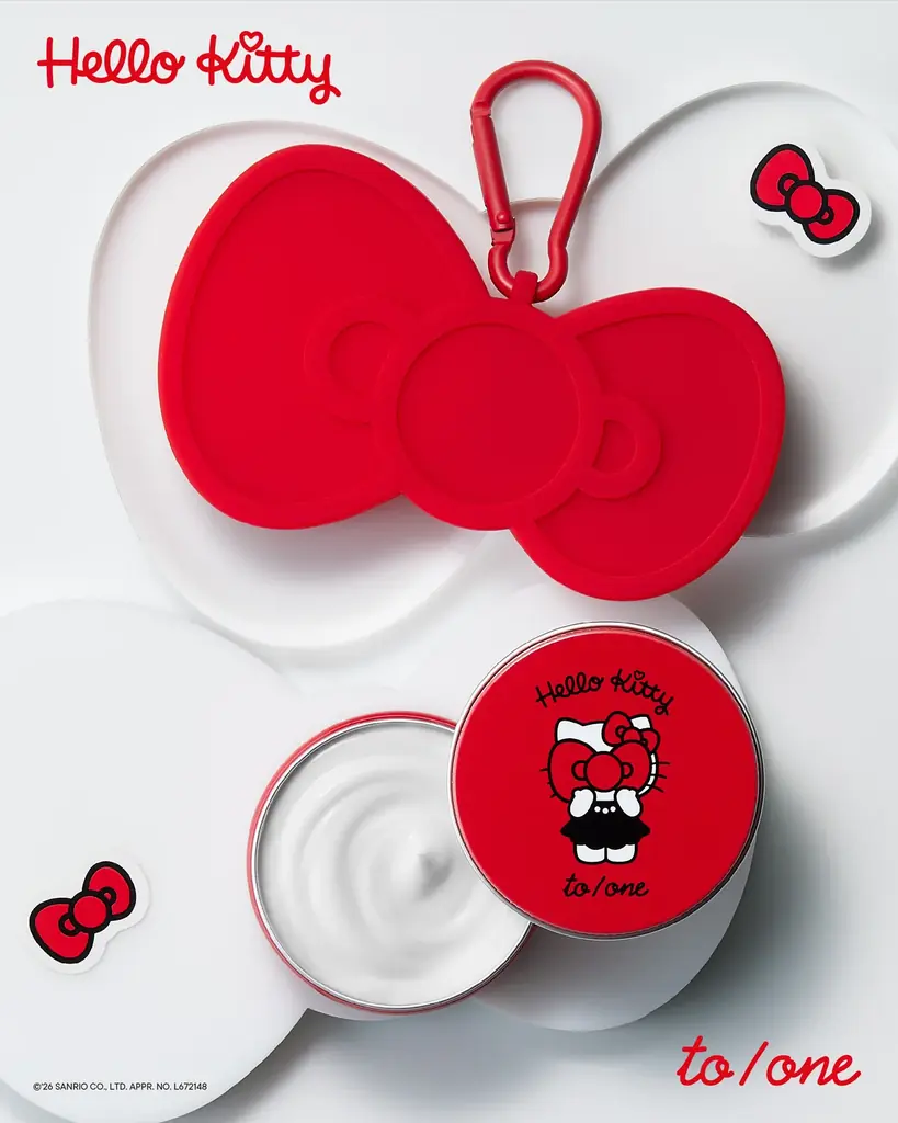 【to/one(トーン) × Hello Kitty】ハローキティとのコラボレーション第2弾！赤いリボンでおめかししたキティと過ごすホリデー限定コレクション〈2026年11月1日(日)〉 画像 6