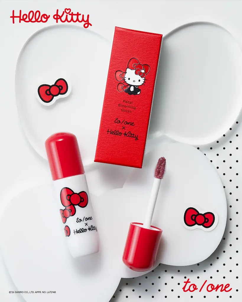 【to/one(トーン) × Hello Kitty】ハローキティとのコラボレーション第2弾！赤いリボンでおめかししたキティと過ごすホリデー限定コレクション〈2026年11月1日(日)〉 画像 8