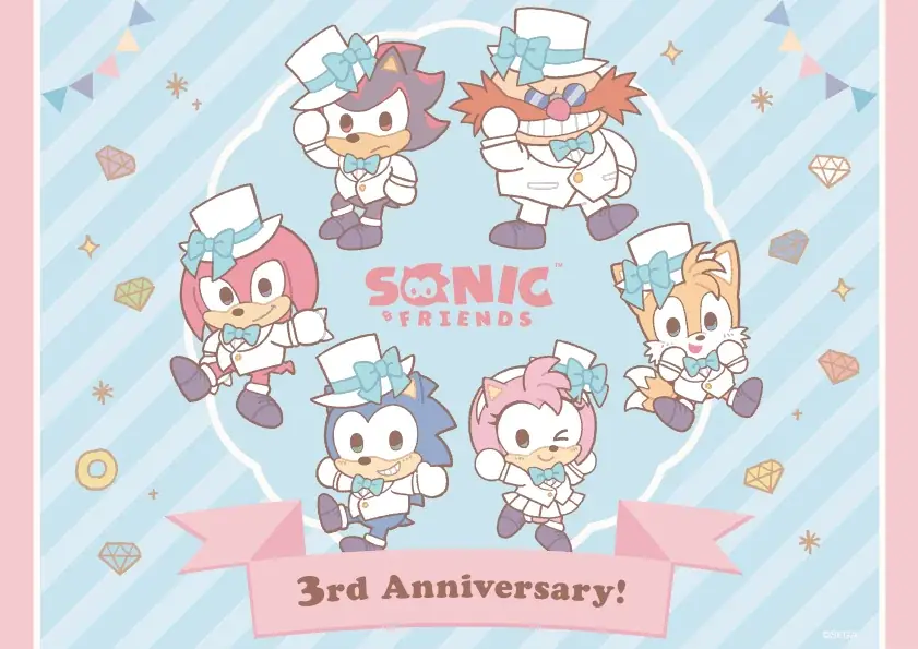 ソニック＆フレンズ3周年記念ショップ、10月2日から渋谷MODIで開催