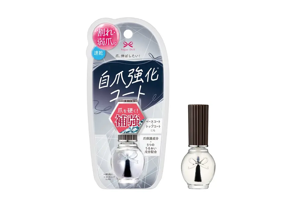 爪、伸ばしたい！薄爪・弱爪をしっかり硬く補強※1する透明ハードナーが新処方でリニューアル！「シュガードール　ネイルプロテクターS」新発売 画像 2